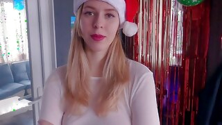 Coal Or Cock? - Santa Fulfills the Wish of a Naughty MILF
